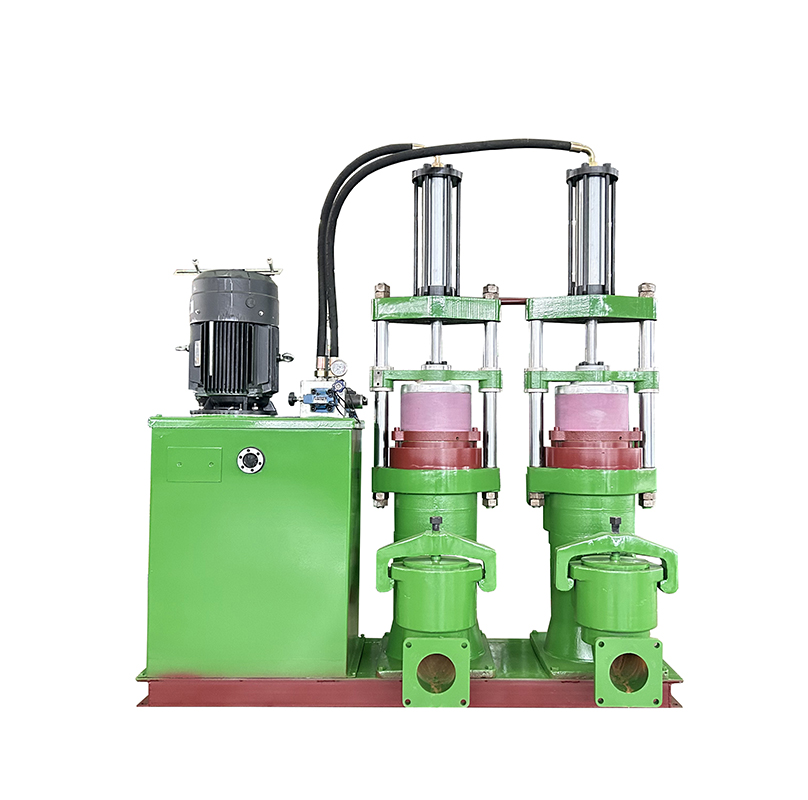 洗沙廠使用YBH300壓濾機節能柱塞泵現場視頻